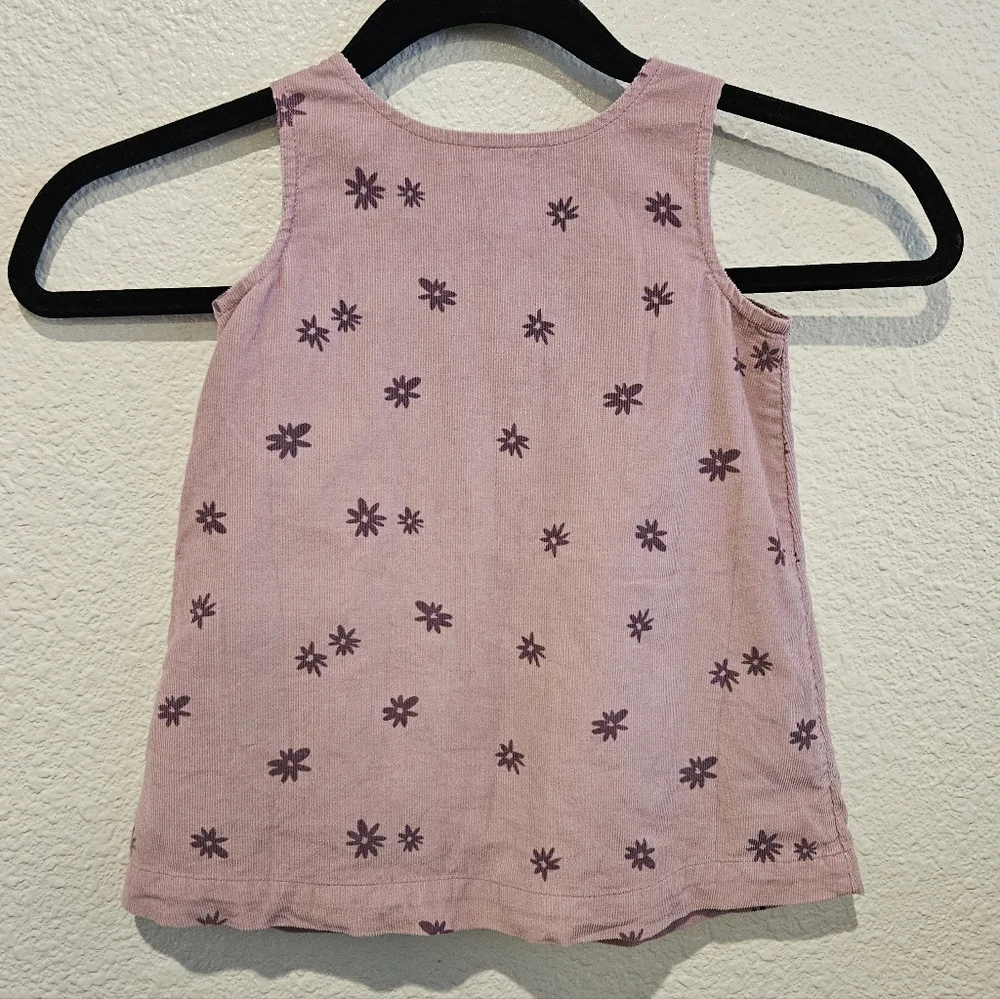 NWOT Baby Gap Floral Corduroy Dress Sz 12-18 Months